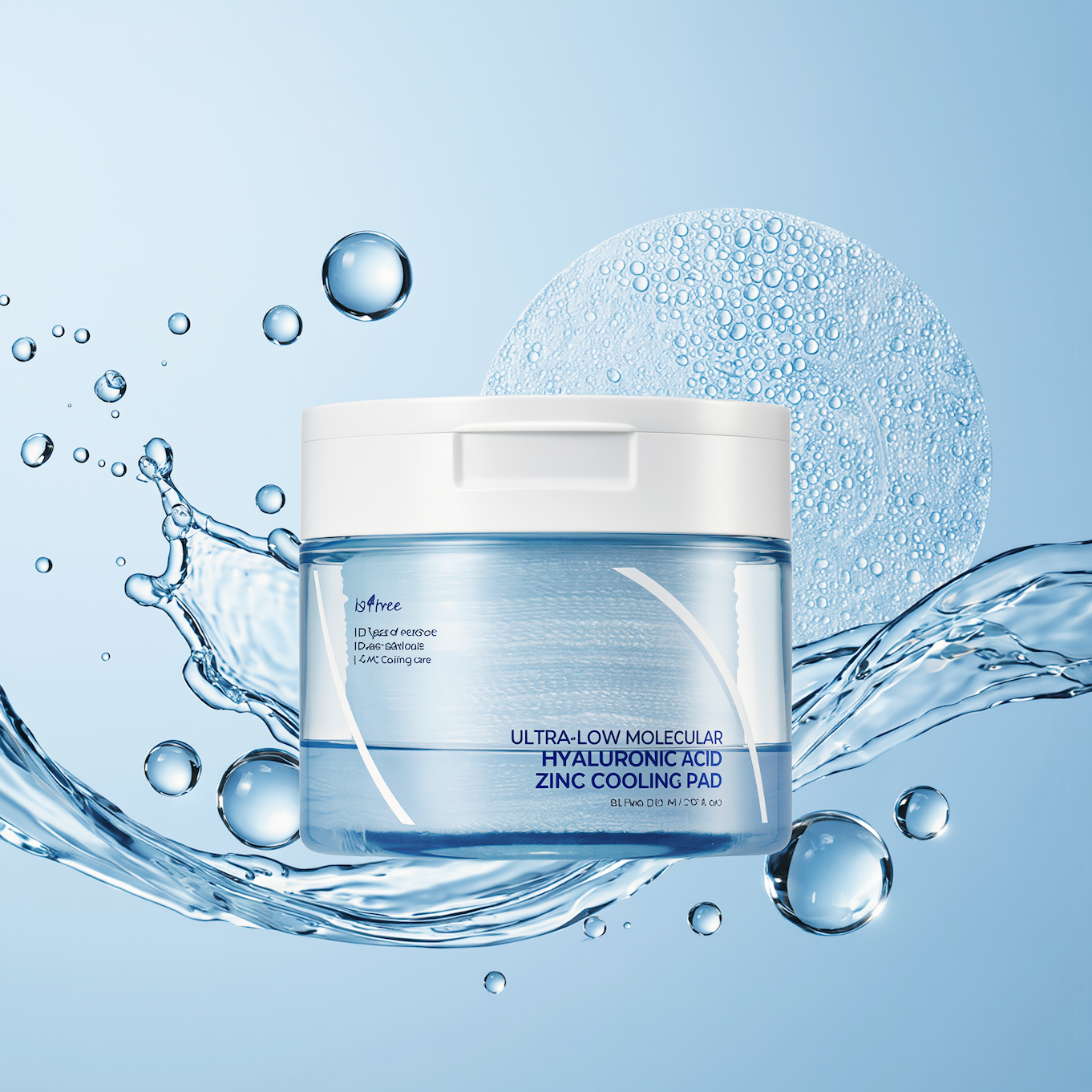 Isntree Ultra-Low Molecular Hyaluronic Acid Zinc Cooling Pad