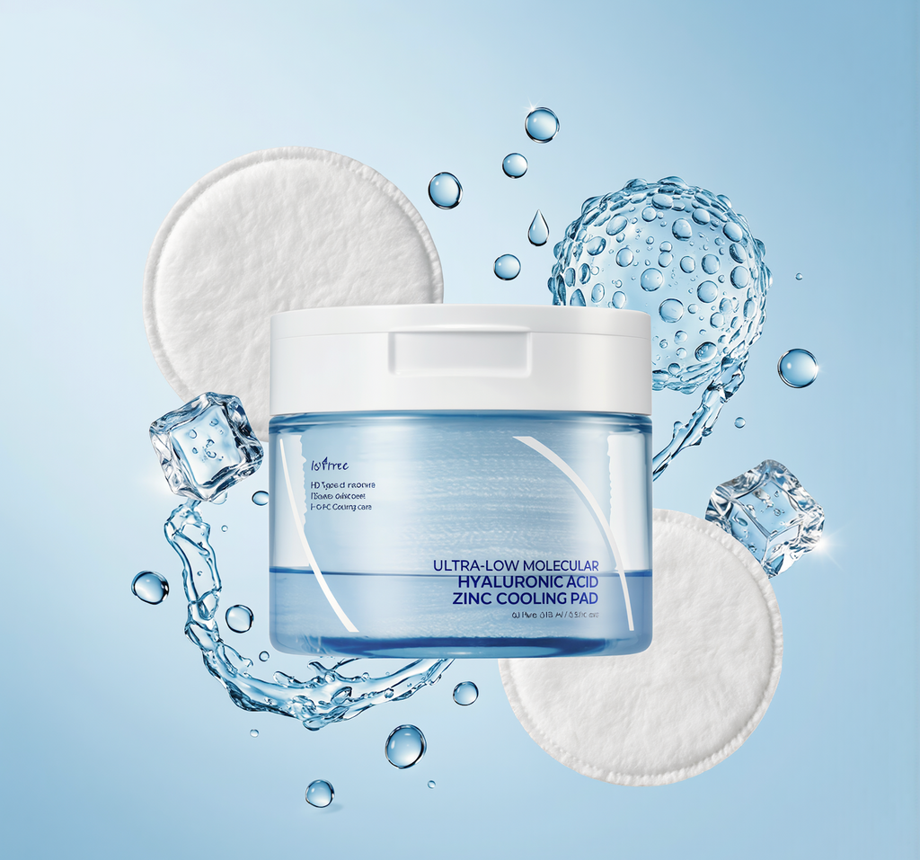 Isntree Ultra-Low Molecular Hyaluronic Acid Zinc Cooling Pad